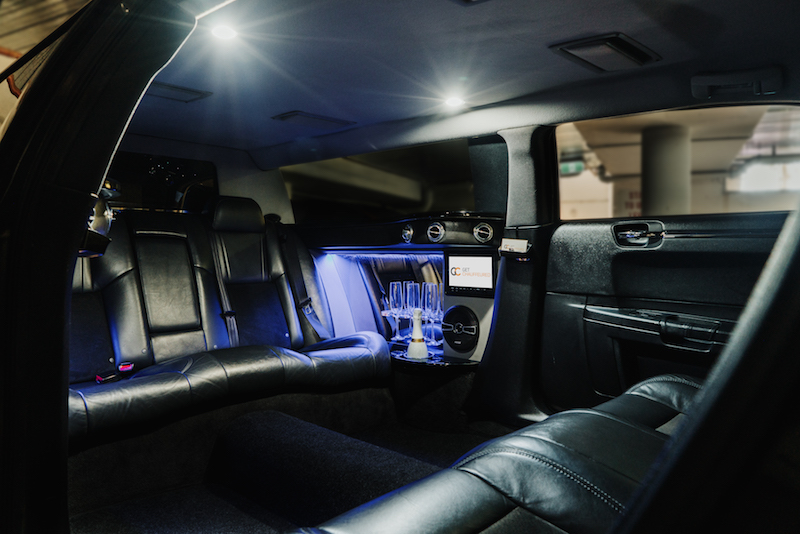 Black Chrysler Interior