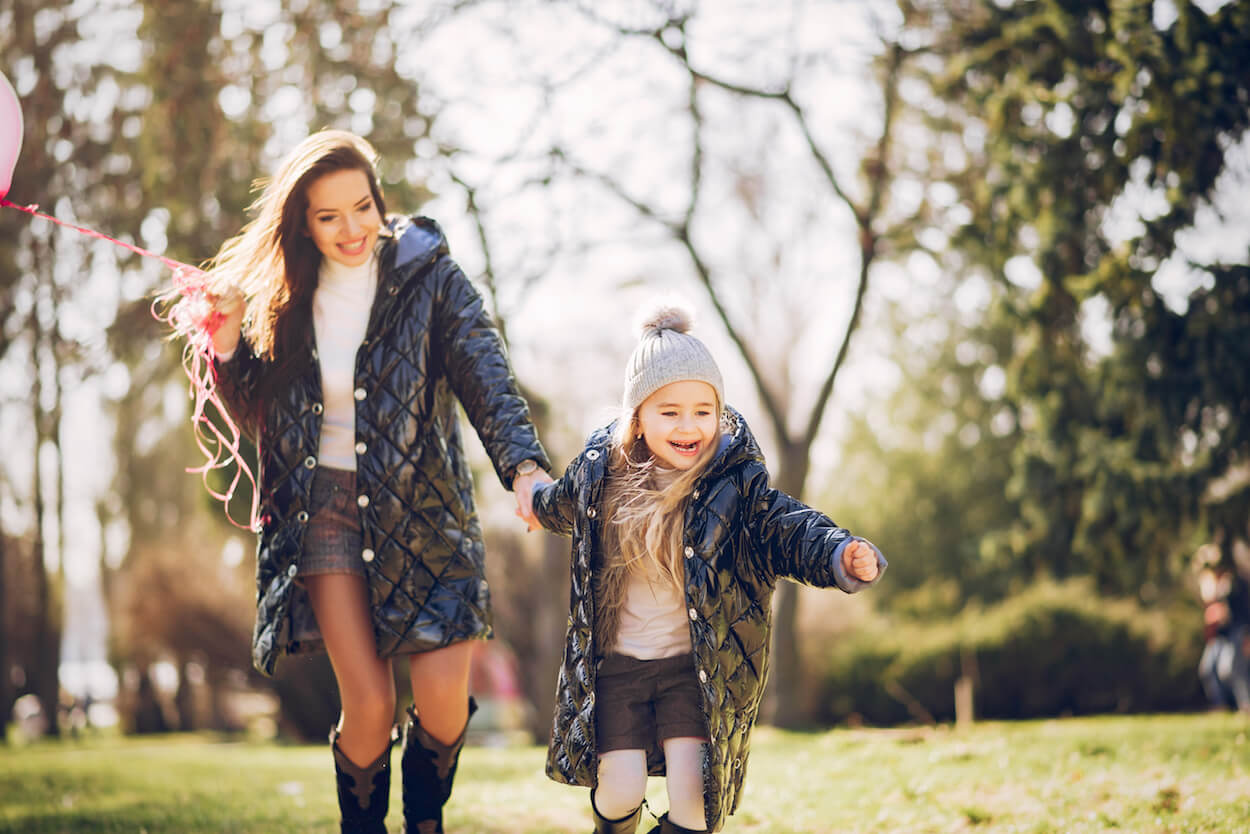 mum and daughter